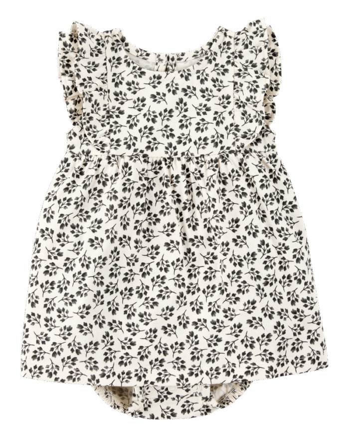 Baby Girl Floral Print Sunsuit