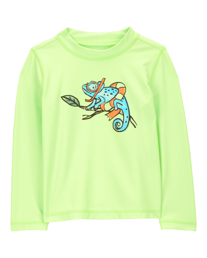 Toddler Boy Iguana Long-Sleeve Rashguard