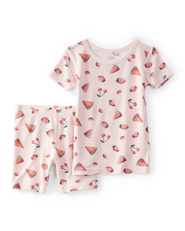 Toddler Girl 2-Piece Watermelon PurelySoft Pajamas