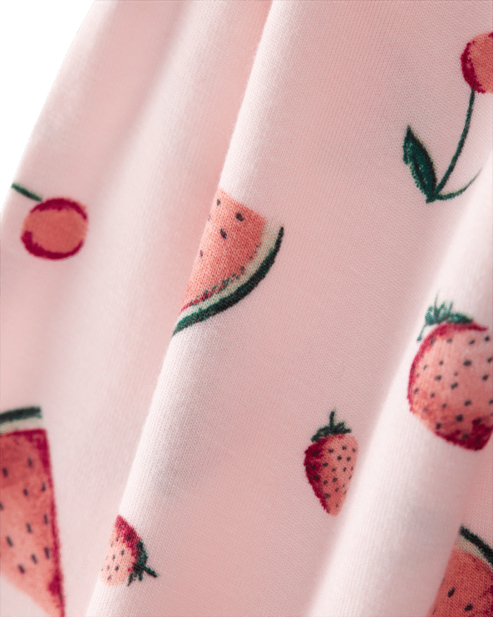 Toddler Girl 2-Piece Watermelon PurelySoft Pajamas - Image 3