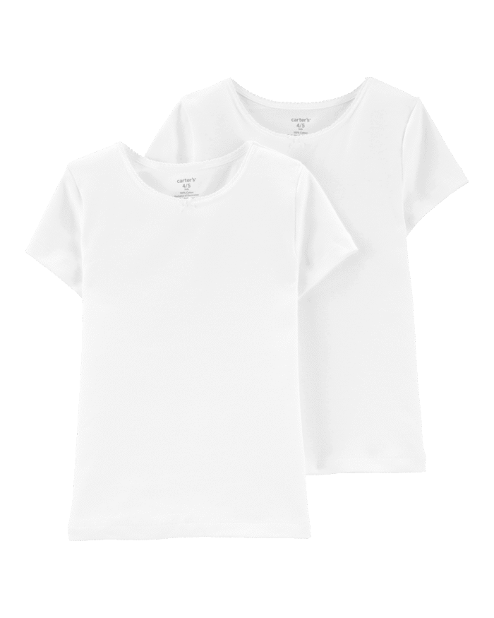 2-Pack Cotton Undershirts